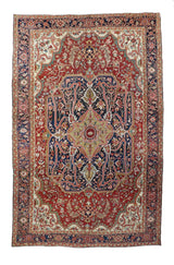 Antique Serapi Rug 8'7'' x 12'4''