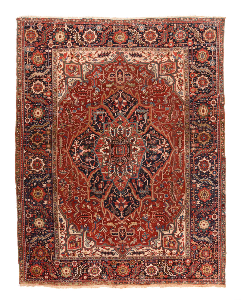 Antique  Heriz Rug 8'5'' x 11'0''