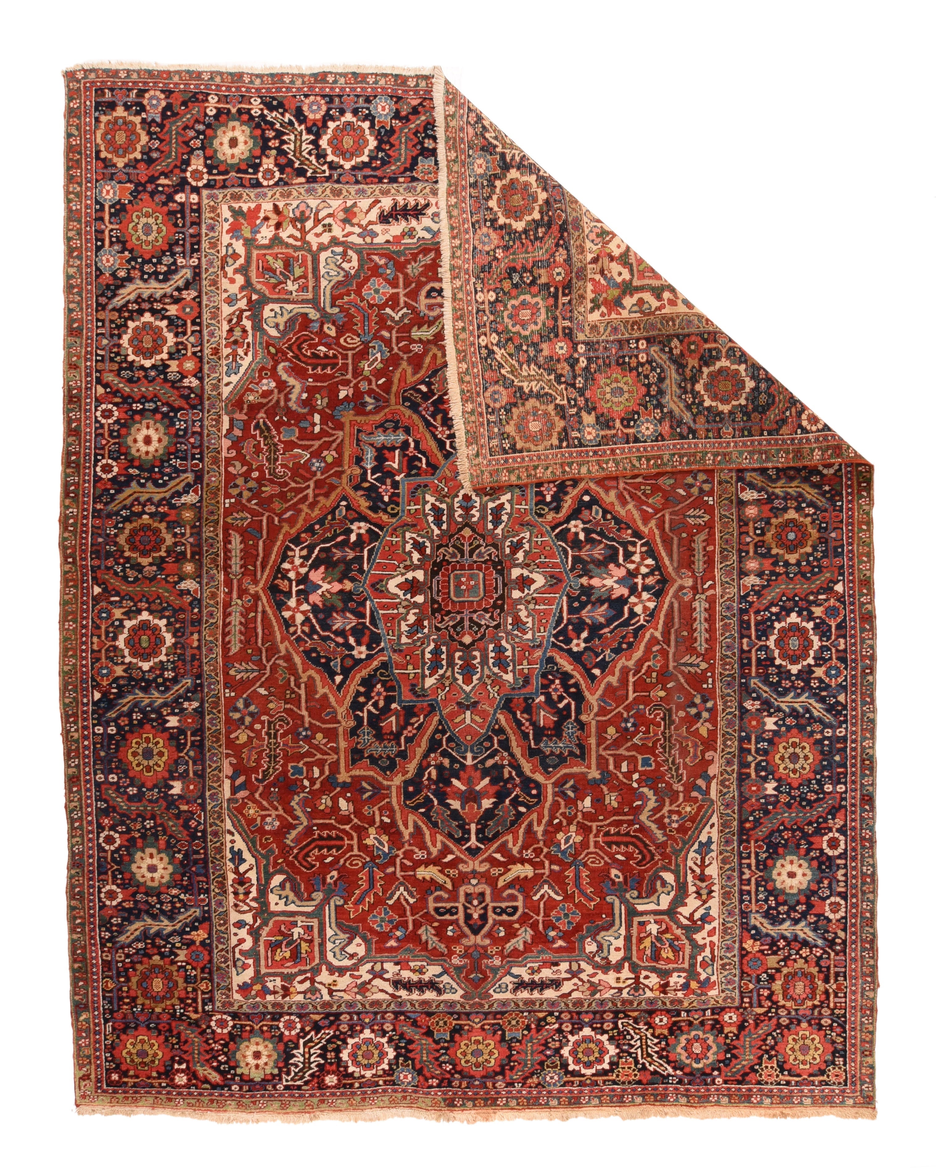 Antique  Heriz Rug 8'5'' x 11'0''