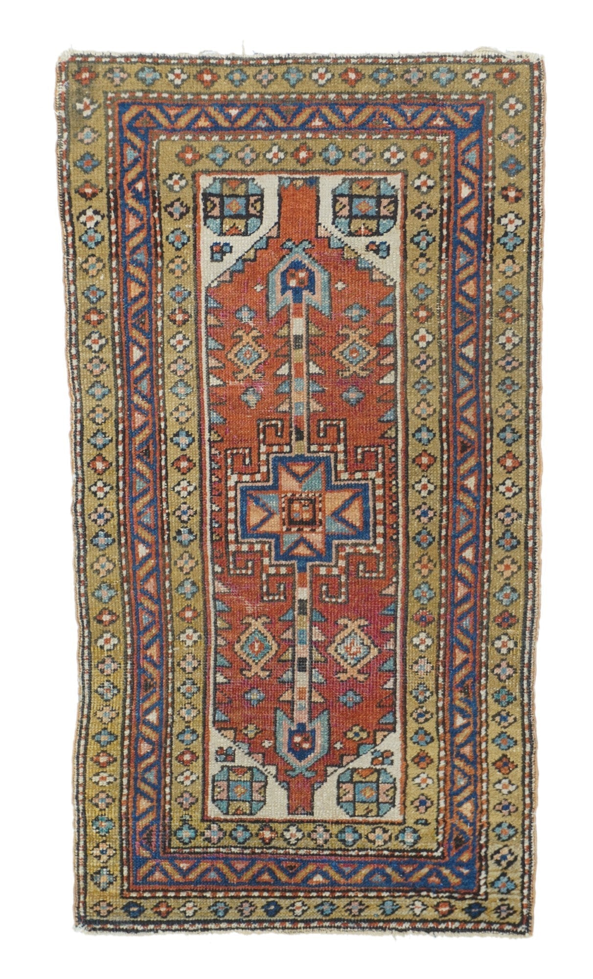 Antique Heriz Rug 2'2'' x 4'