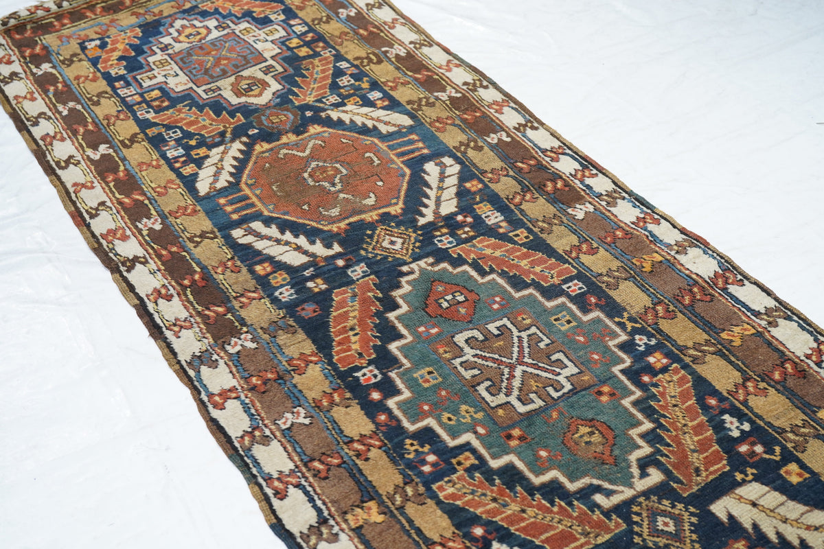 Antique Heriz Runner 3'0'' x 10'8''