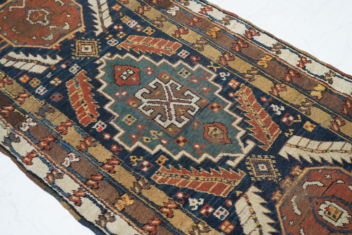 Antique Heriz Runner 3'0'' x 10'8''