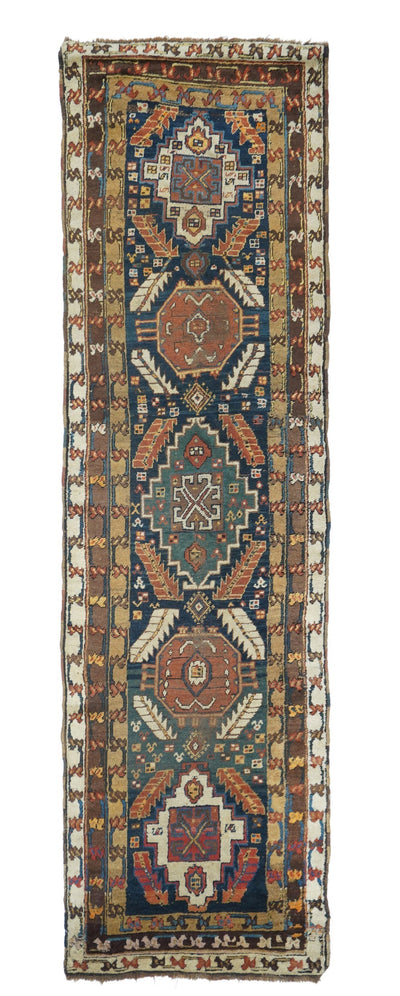 Antique Heriz Runner 3'0'' x 10'8''