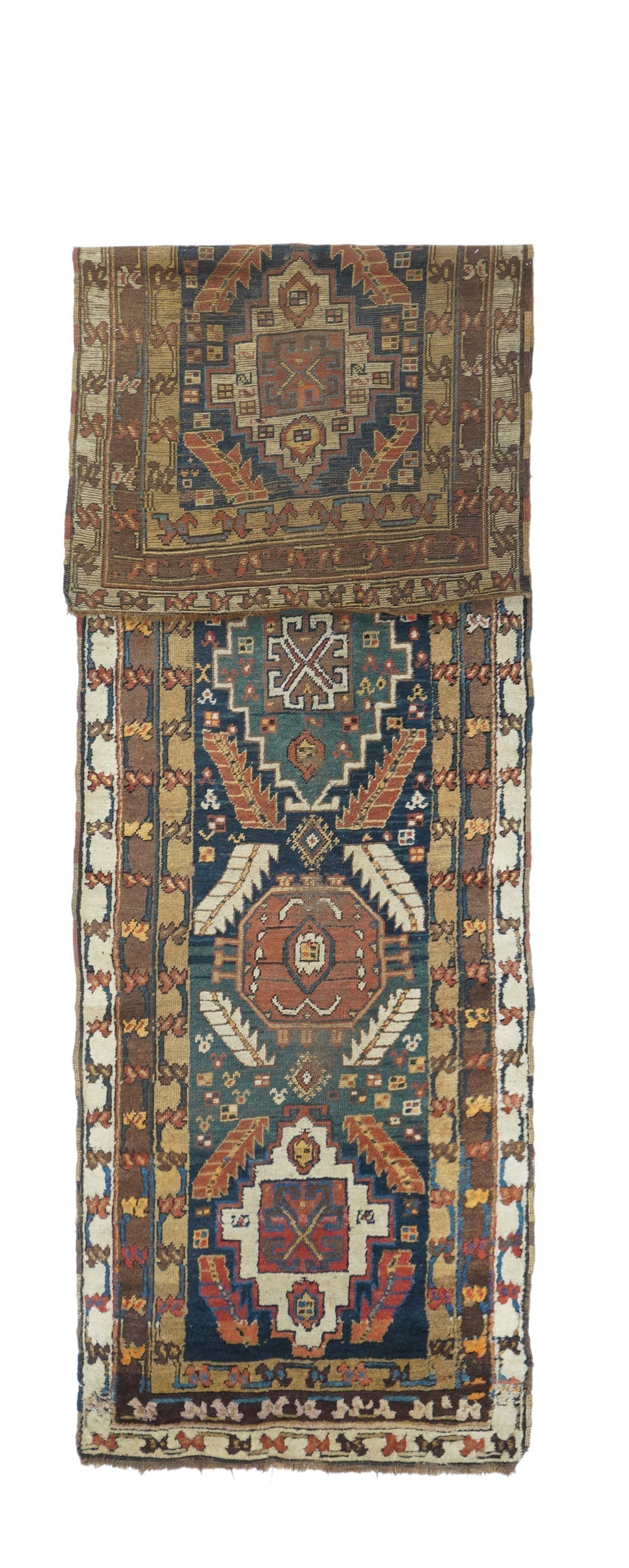 Antique Heriz Runner 3'0'' x 10'8''