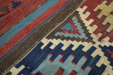 Antique Caucasian Kilim Rug 5'9'' x 10'5''