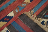 Antique Caucasian Kilim Rug 5'9'' x 10'5''