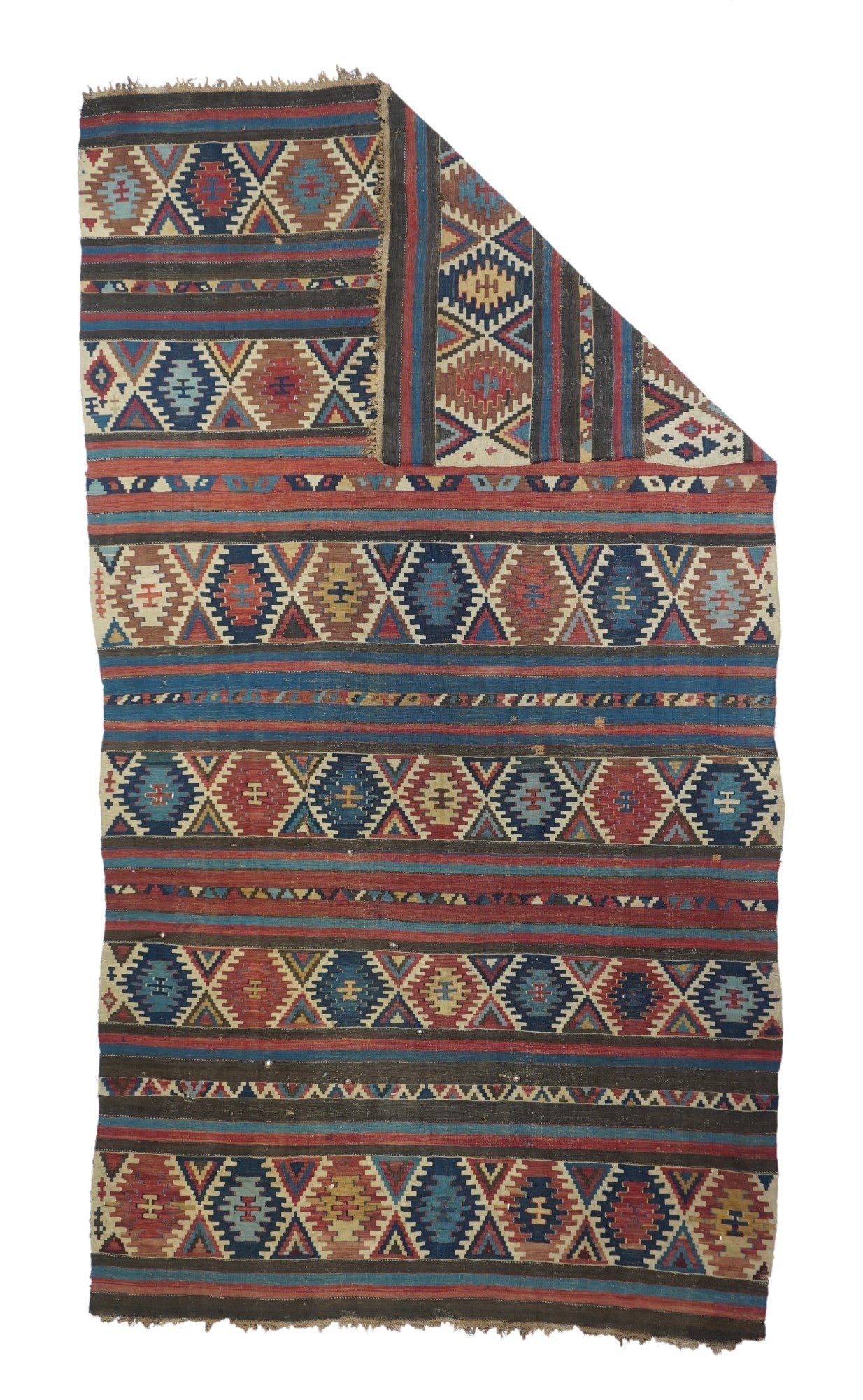 Antique Caucasian Kilim Rug 5'9'' x 10'5''