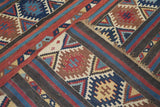 Antique Caucasian Kilim Rug 5'9'' x 10'5''