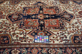Antique  Farahan Sarouk Rug 4'6" x 6'9"