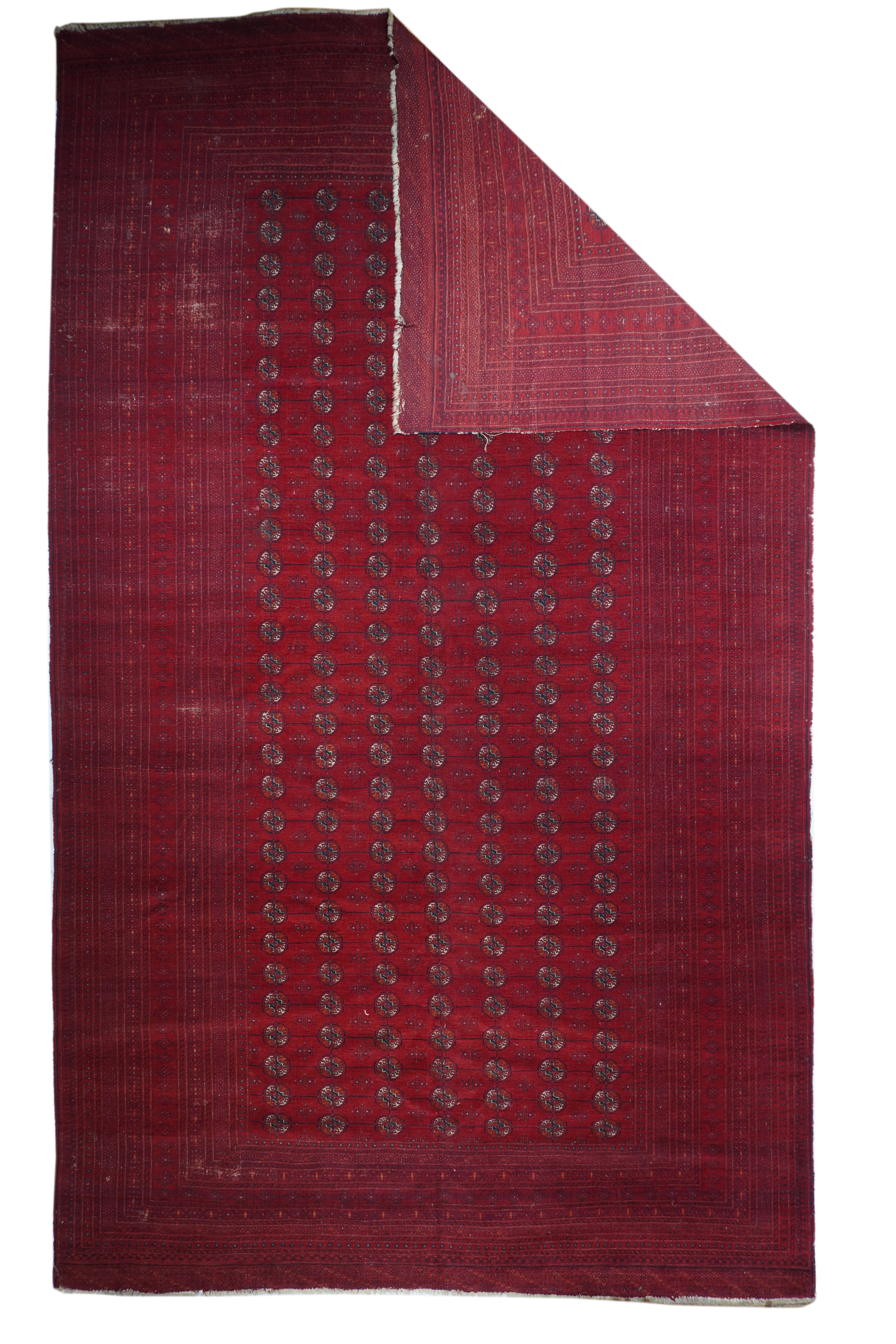 Vintage Afgan Turkmen Rug 10'0" x 16' 11''