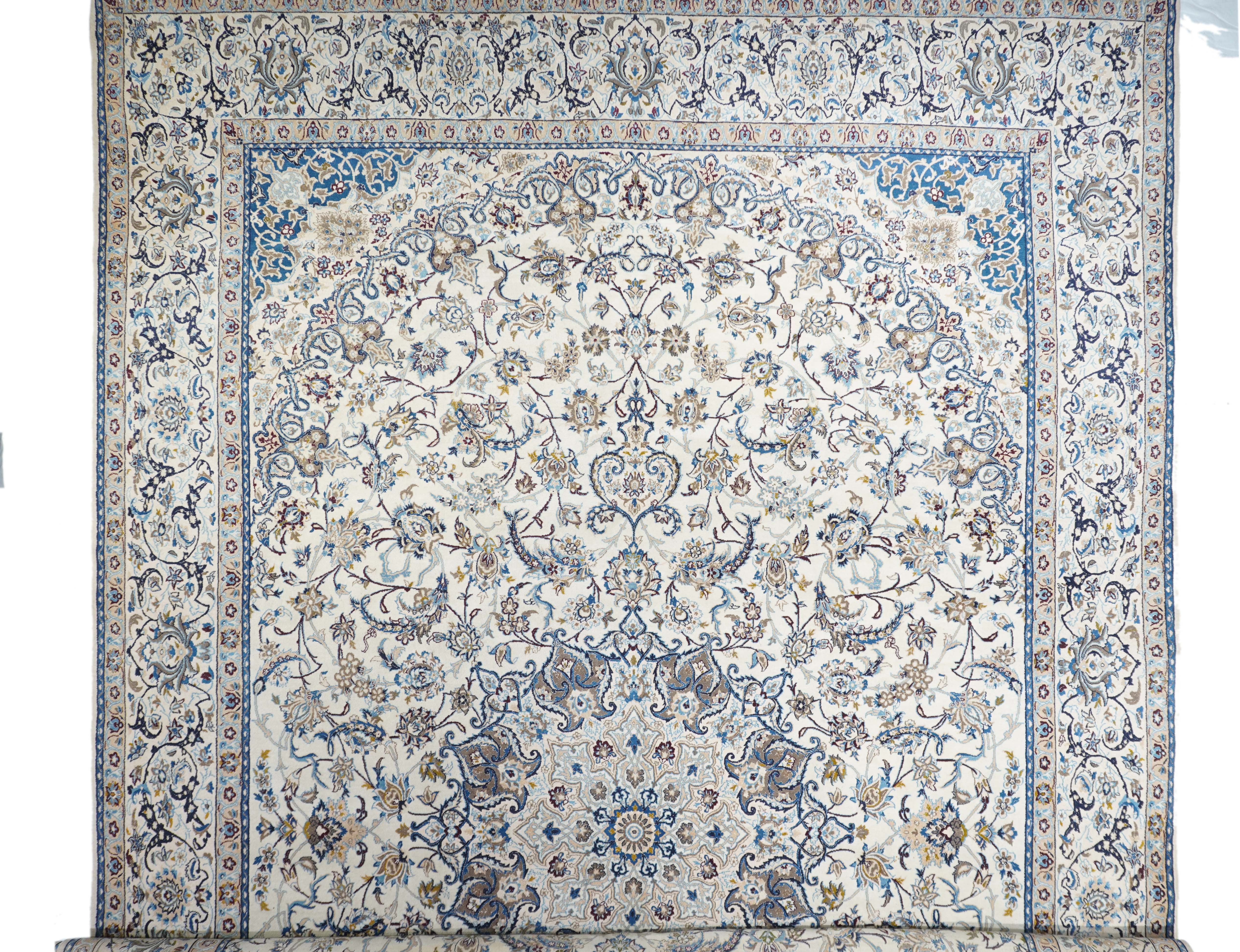 Vintage  Nain Rug 12'9" x 20' 2''
