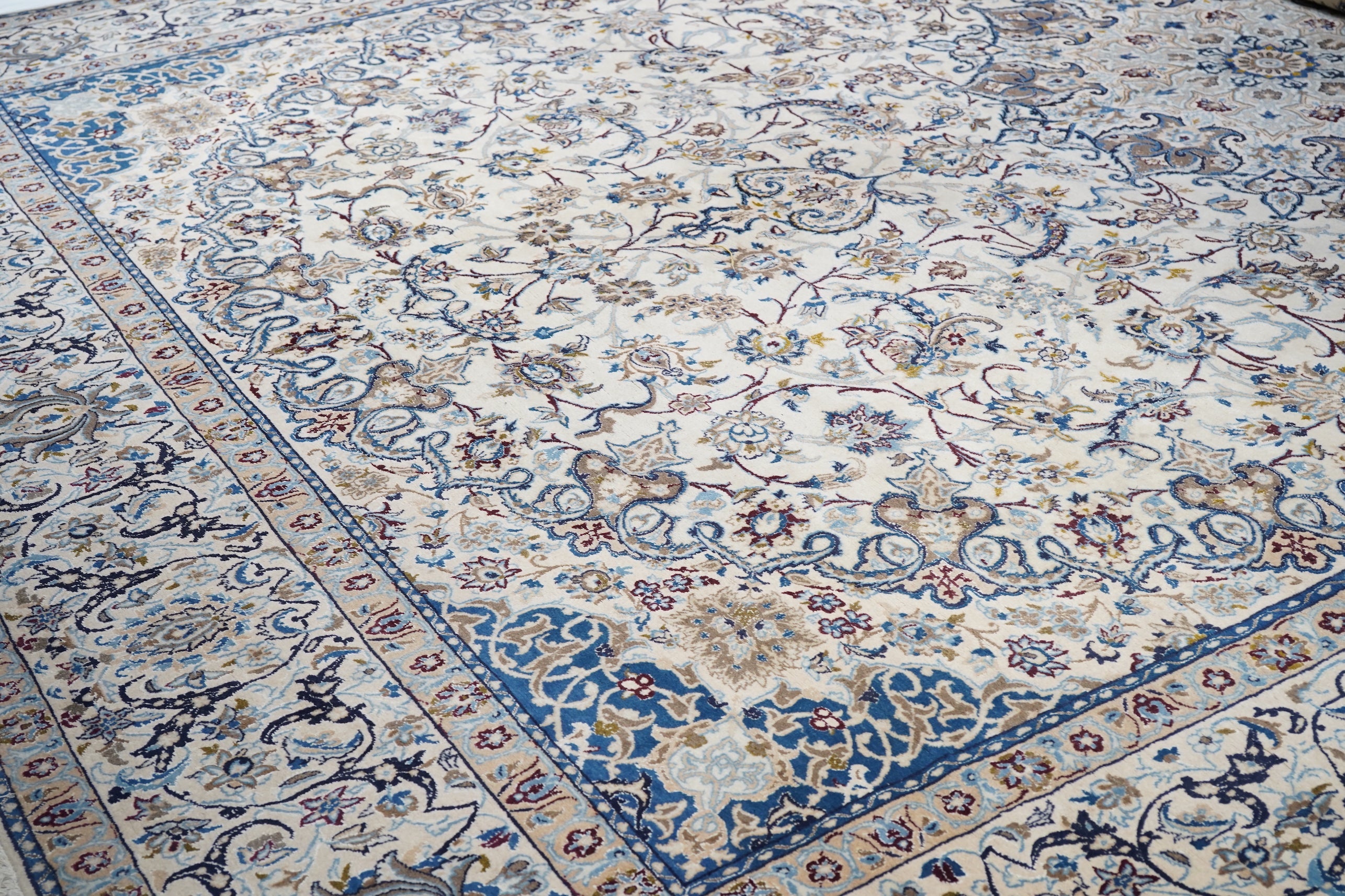 Vintage  Nain Rug 12'9" x 20' 2''