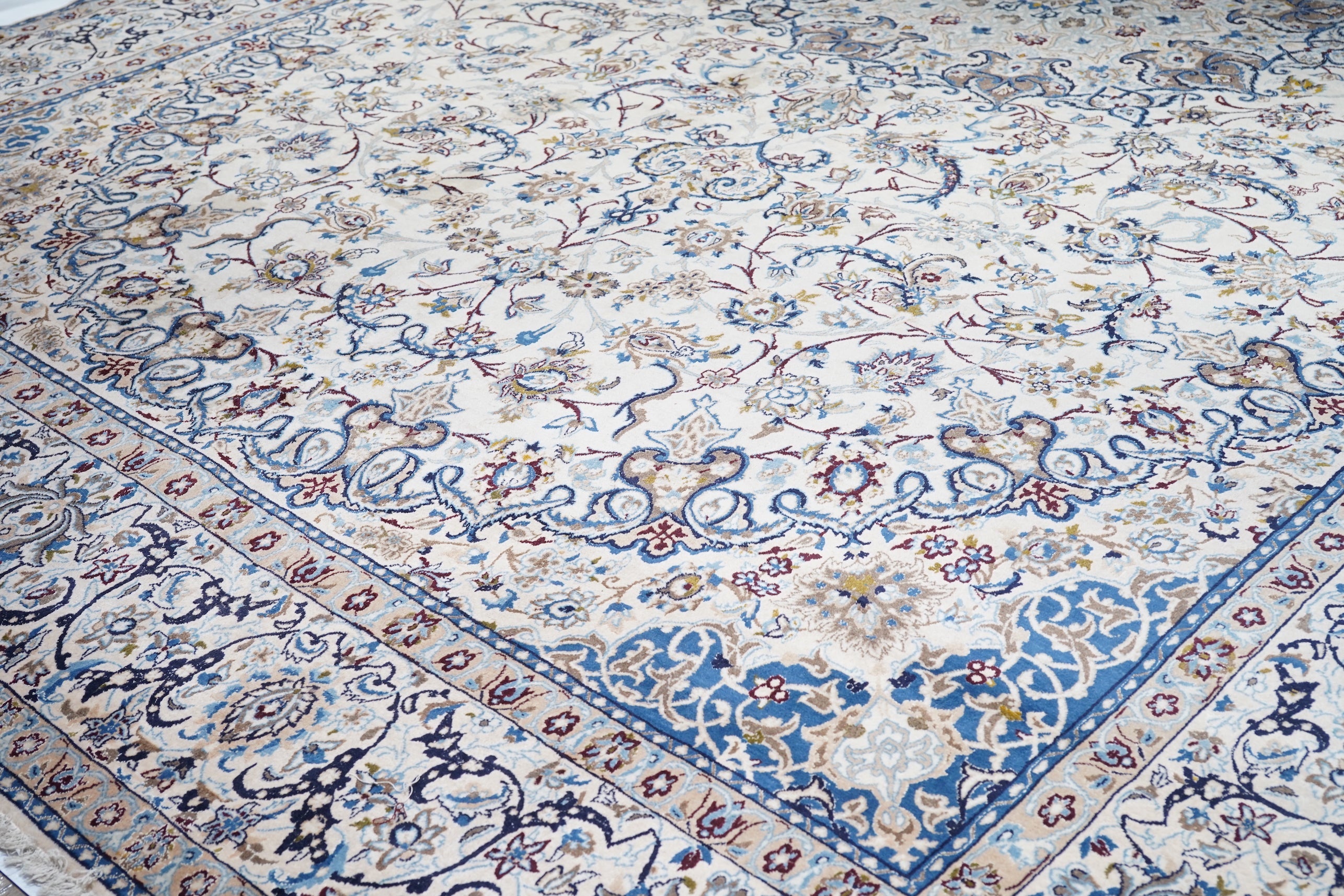 Vintage  Nain Rug 12'9" x 20' 2''