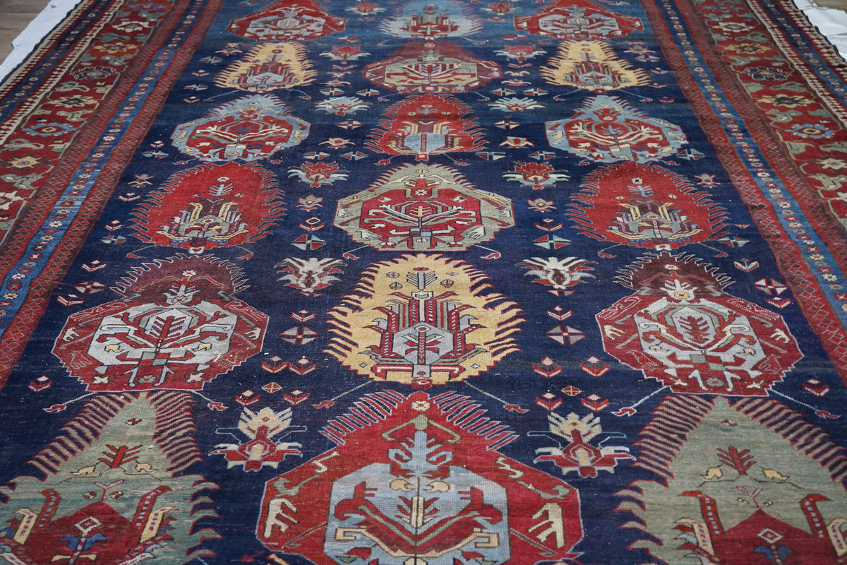 Antique Kazak/Azarbayjan Rug 10'6'' x 17'8''