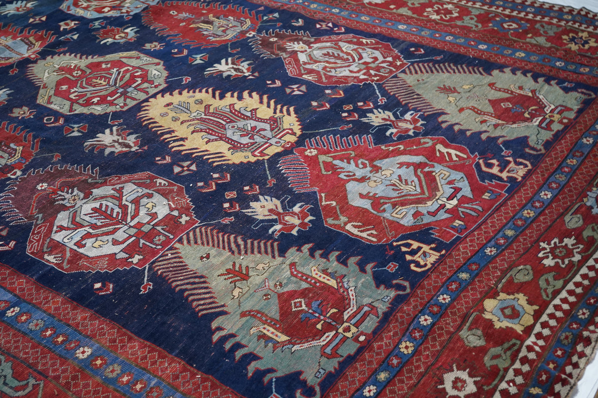 Antique Kazak/Azarbayjan Rug 10'6'' x 17'8''