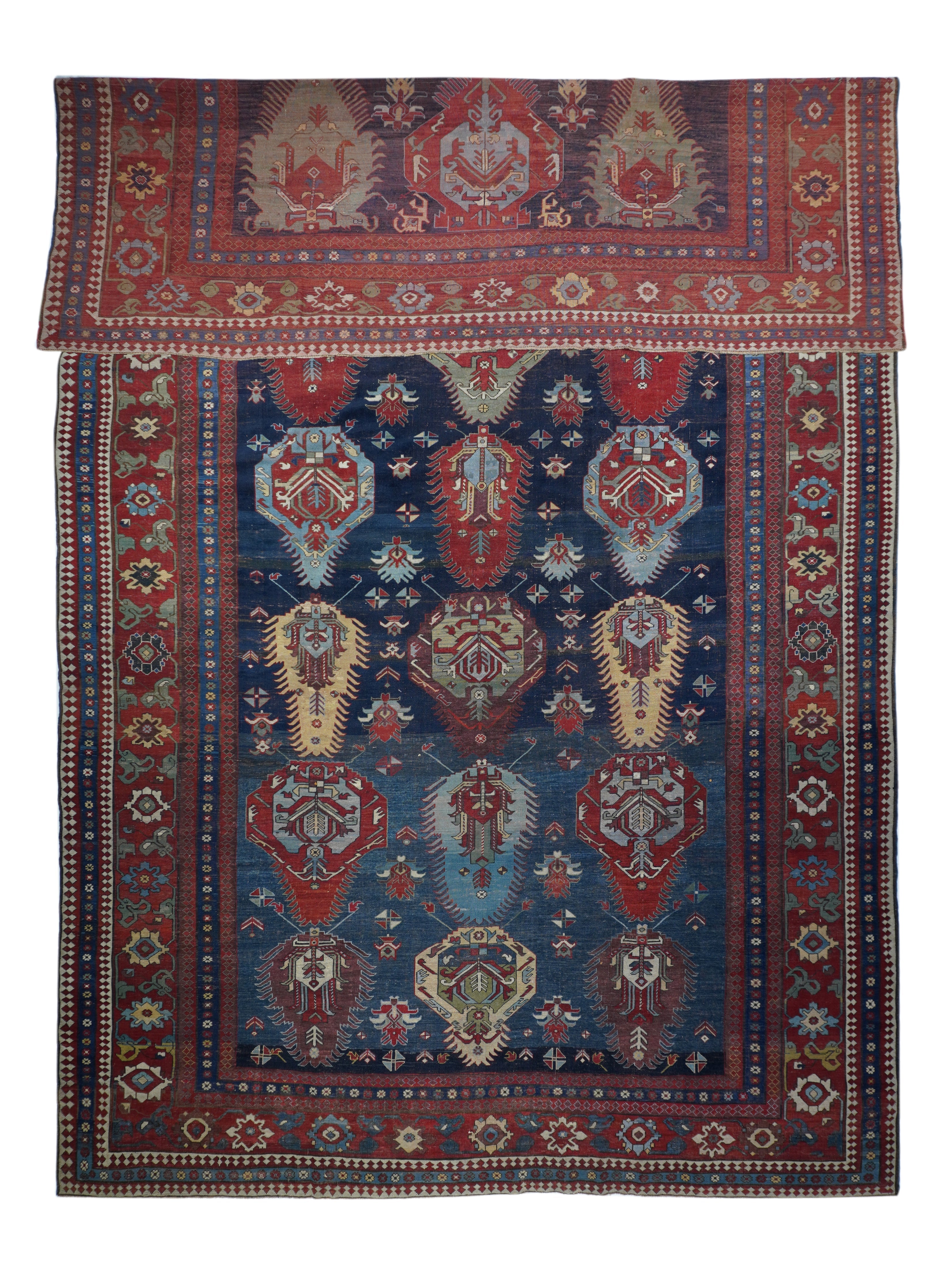 Antique Kazak/Azarbayjan Rug 10'6'' x 17'8''