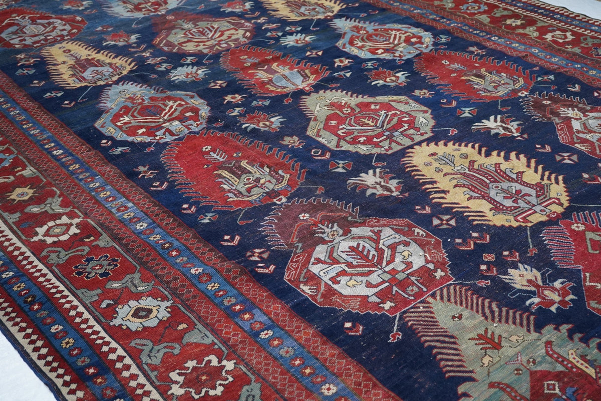 Antique Kazak/Azarbayjan Rug 10'6'' x 17'8''