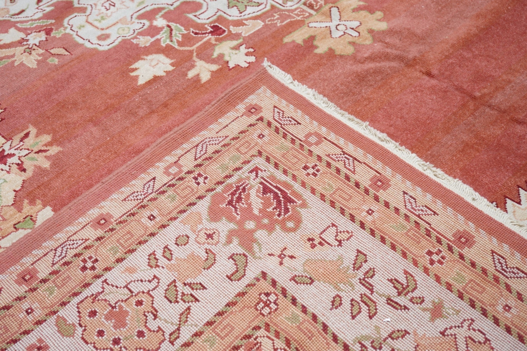 Vintage Oushak Rug 12'1'' x 15'0"