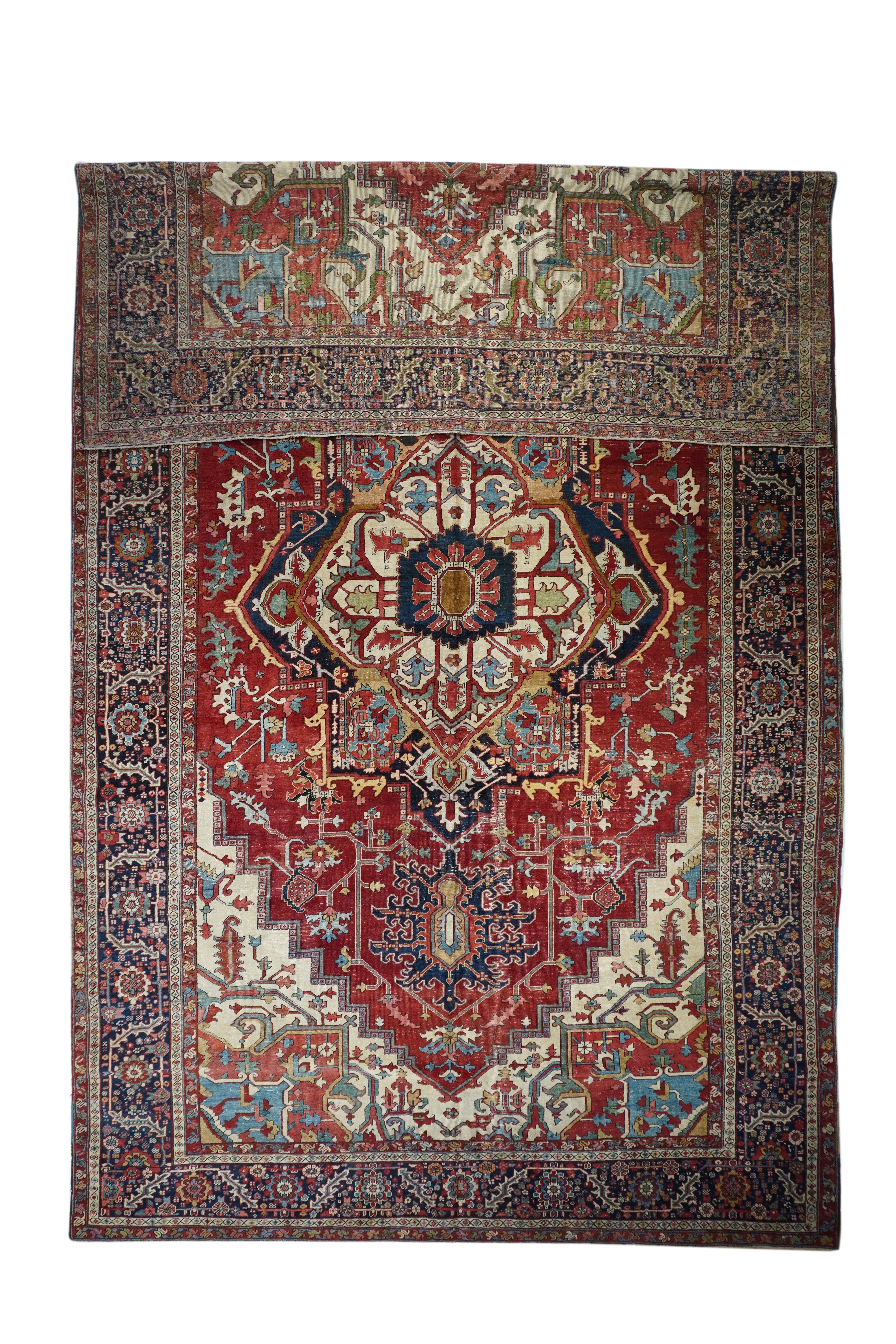 Antique  Serapi Rug 10' 8" x 18' 10''