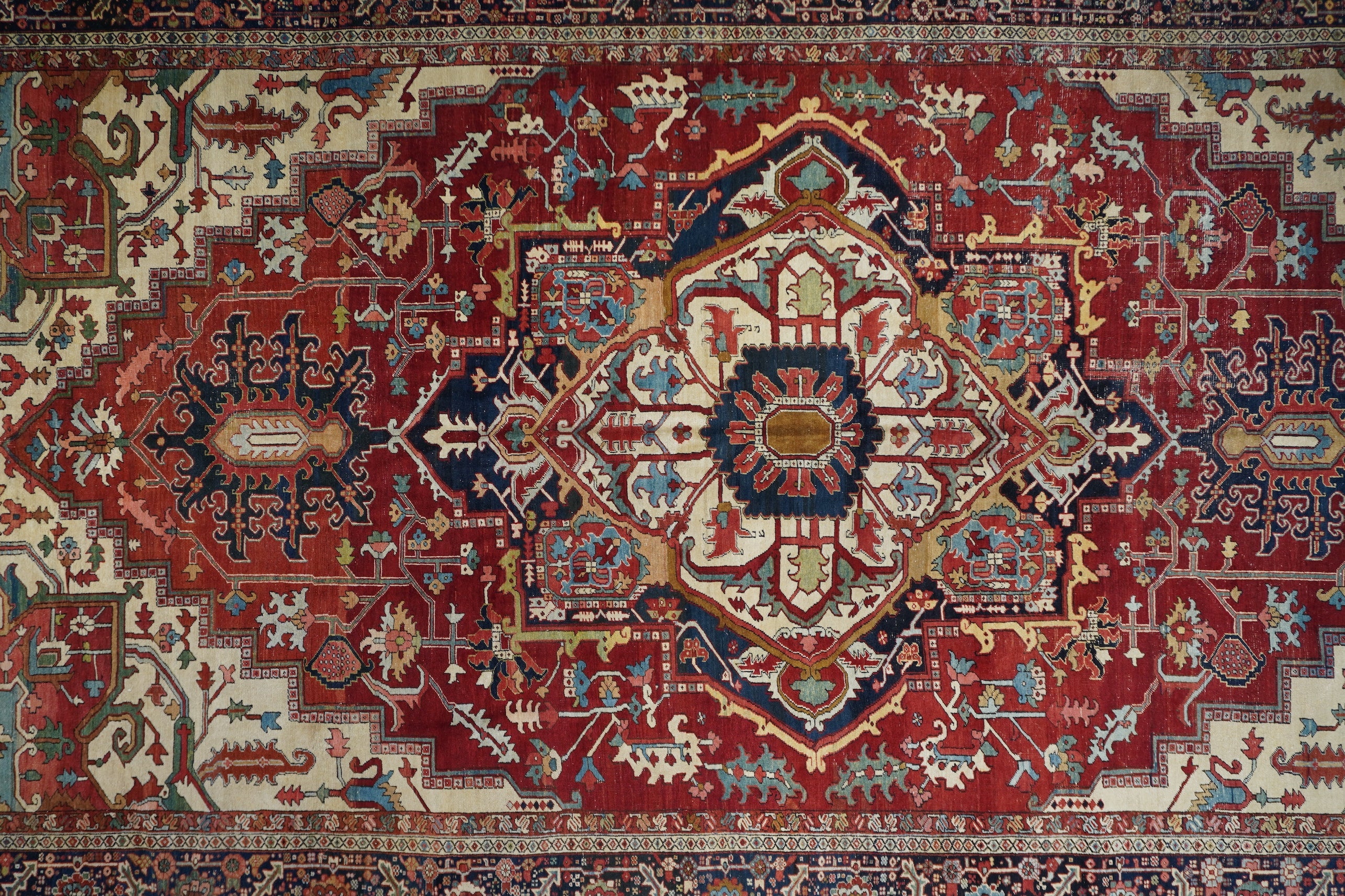Antique  Serapi Rug 10' 8" x 18' 10''