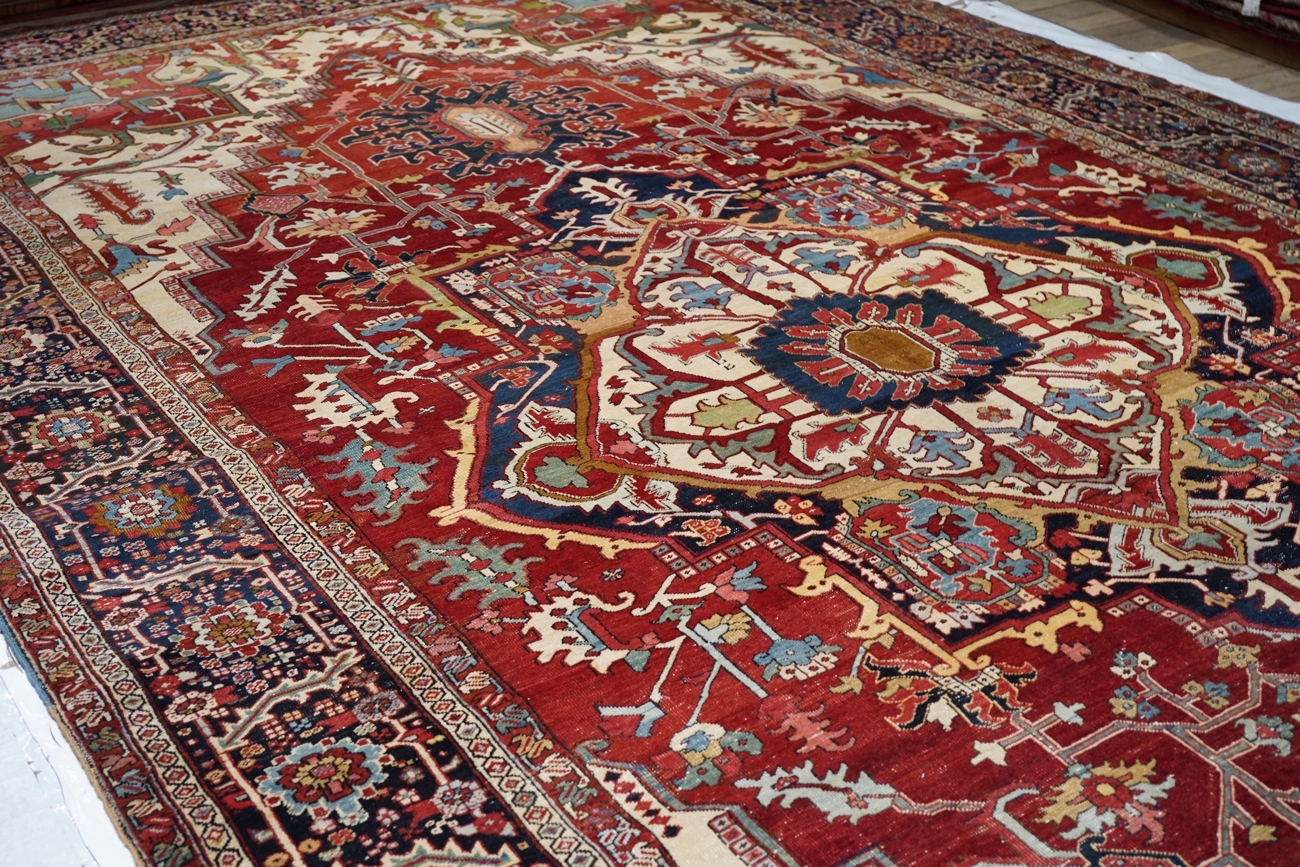 Antique  Serapi Rug 10' 8" x 18' 10''
