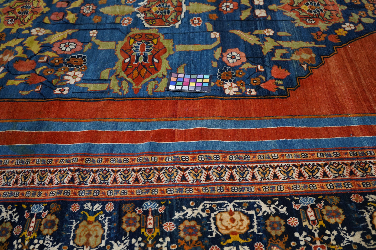 Fine Antique Haji Jalili Tabriz Rug 9'7'' x 17'7''