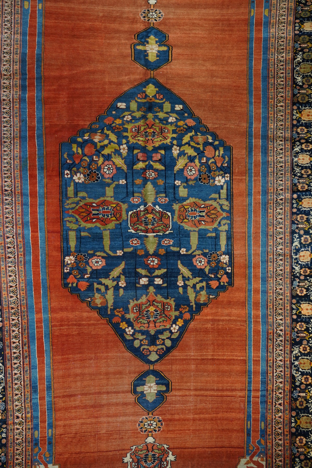 Fine Antique Haji Jalili Tabriz Rug 9'7'' x 17'7''