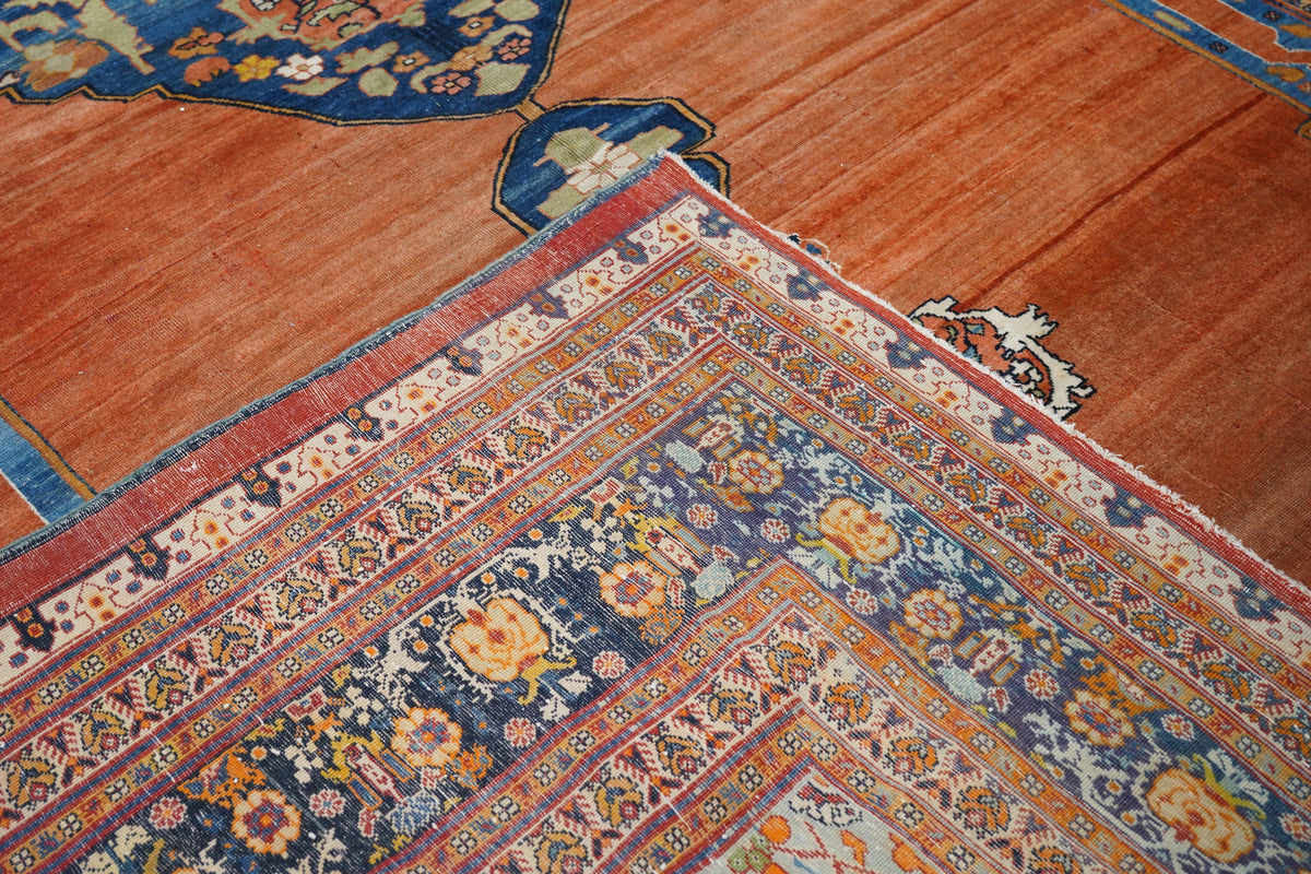 Fine Antique Haji Jalili Tabriz Rug 9'7'' x 17'7''