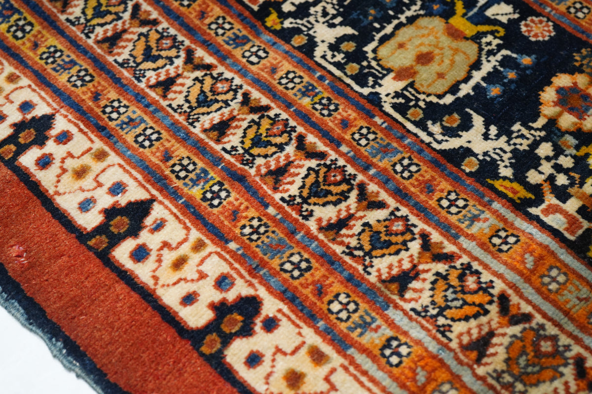 Fine Antique Haji Jalili Tabriz Rug 9'7'' x 17'7''
