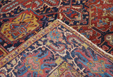 Antique Heriz Rug 12'0" x 14'7''