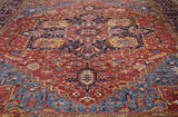 Antique Heriz Rug 12'0" x 14'7''