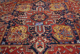 Antique Heriz Rug 12'0" x 14'7''