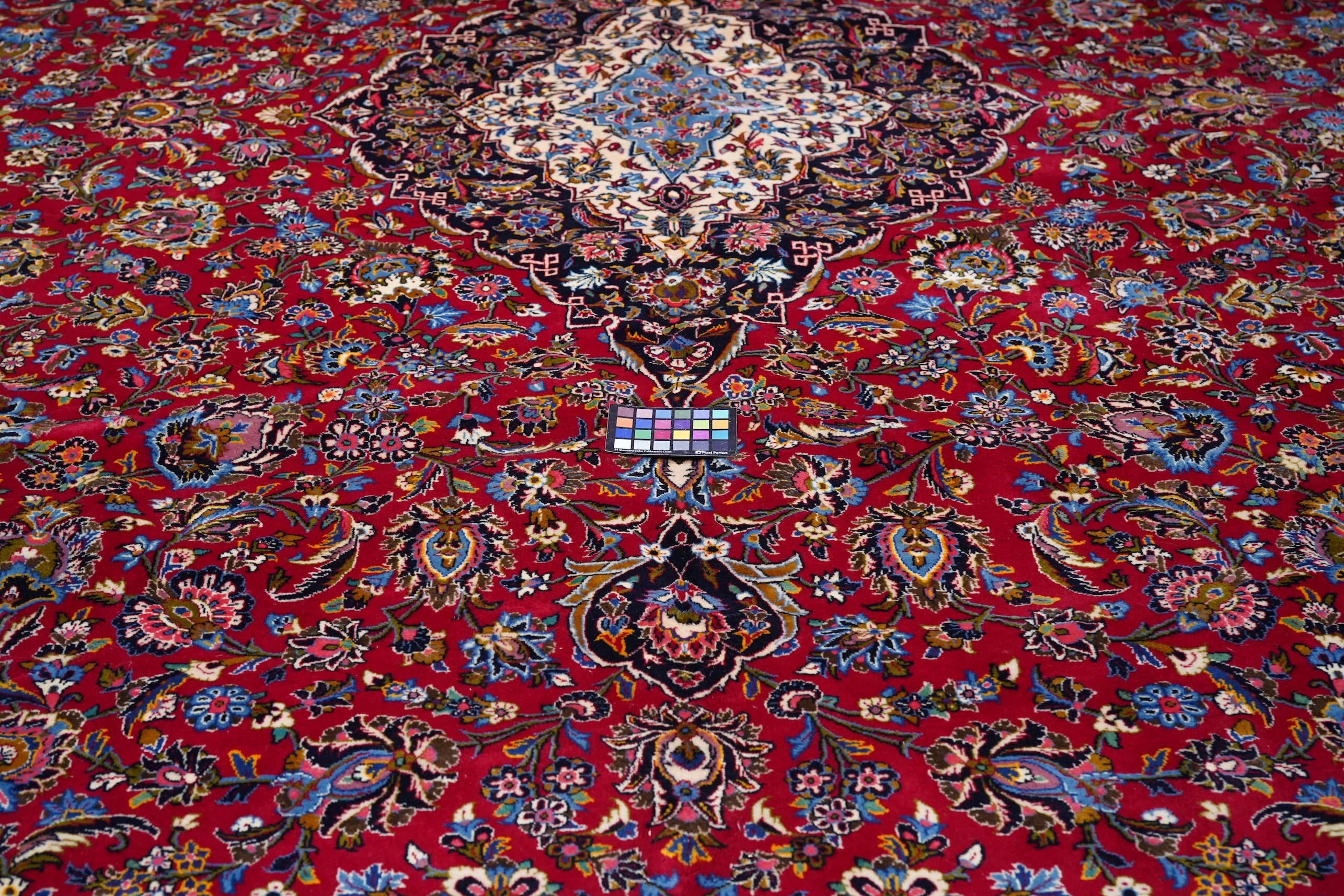 Vintage  Kashan Rug 12' 9" x 19' 3''