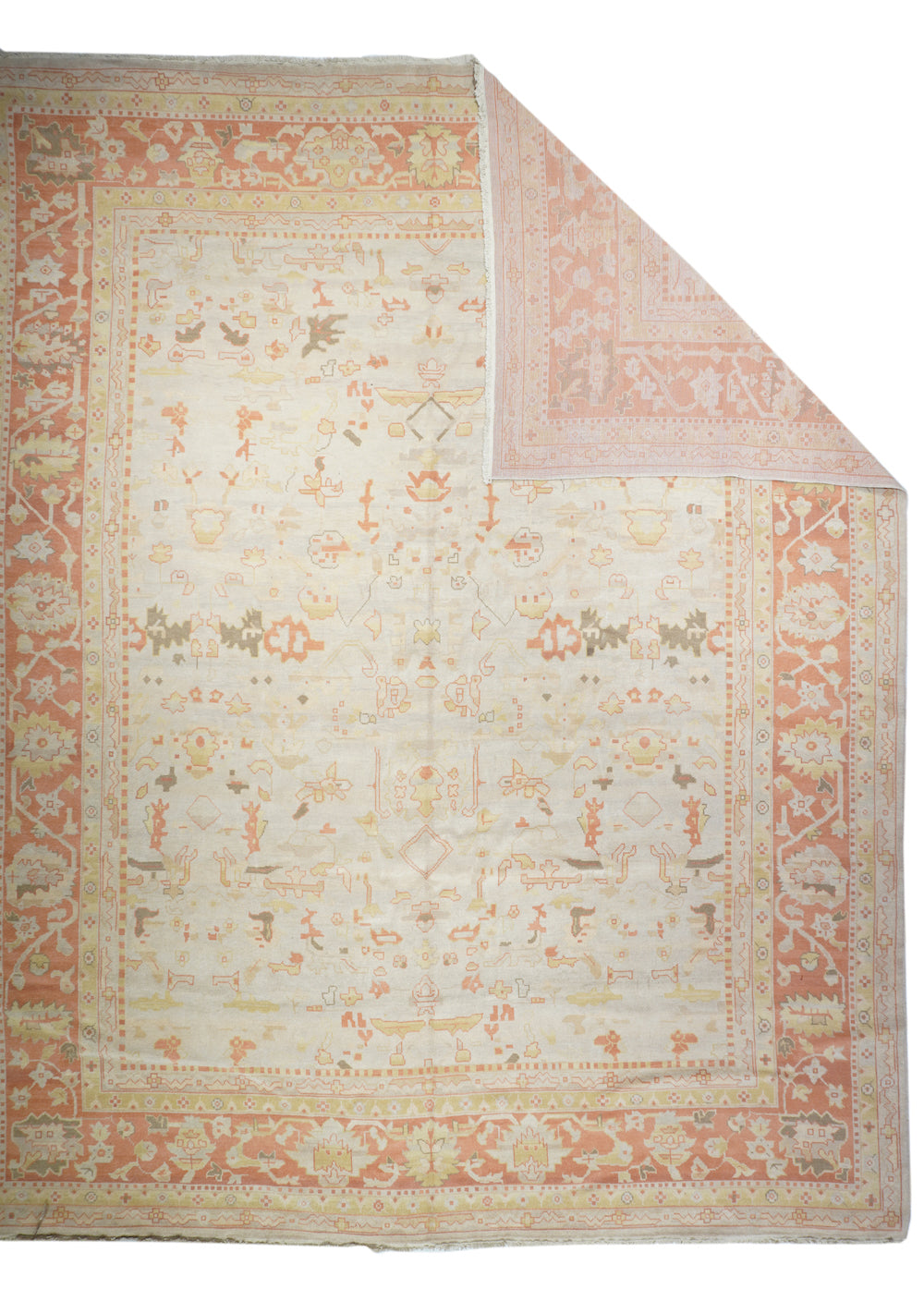 Vintage Oushak Rug 12'2'' x 15'3''