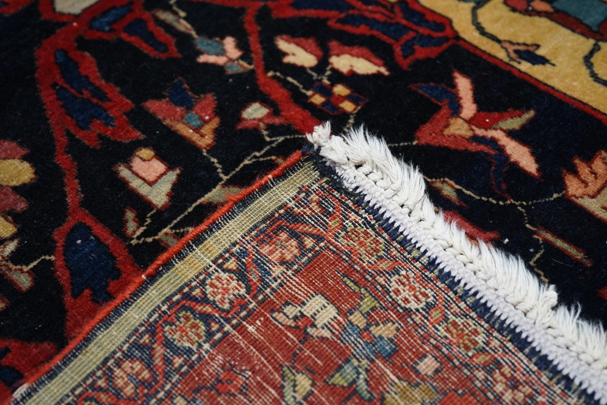 Antique Farahan Sarouk Rug 4'3'' x 6'8''