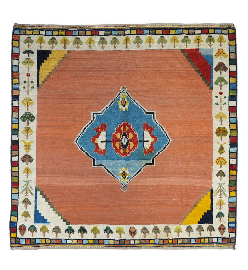 Vintage Gabbeh Rug 6'5'' x 6'7''