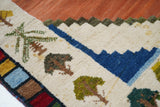 Vintage Gabbeh Rug 6'5'' x 6'7''