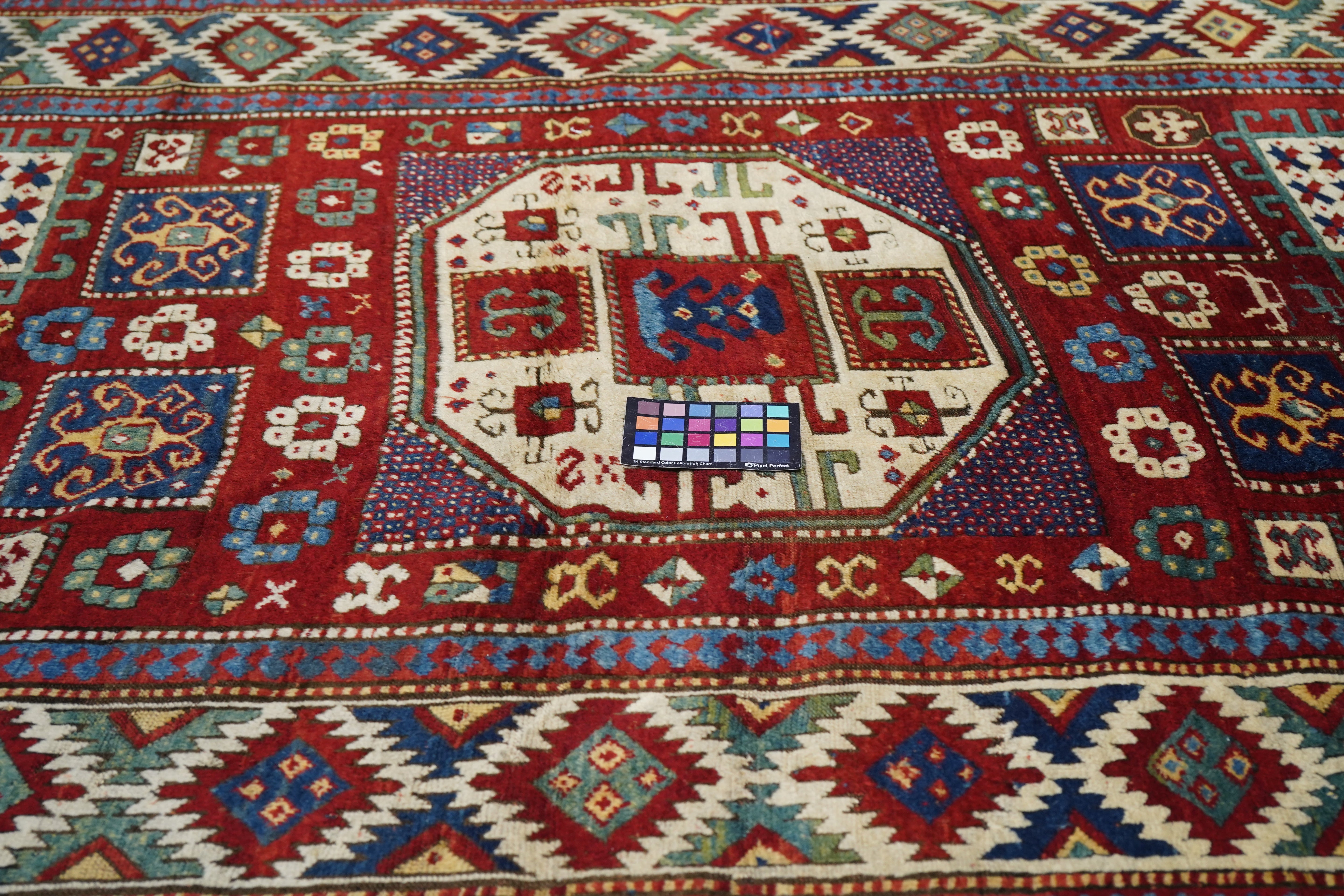 Antique Caucasian Kazak Rug 5' 3'' x 8' 0"