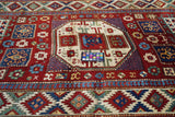 Antique Caucasian Kazak Rug 5' 3'' x 8' 0"
