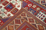 Antique Caucasian Kazak Rug 5' 3'' x 8' 0"