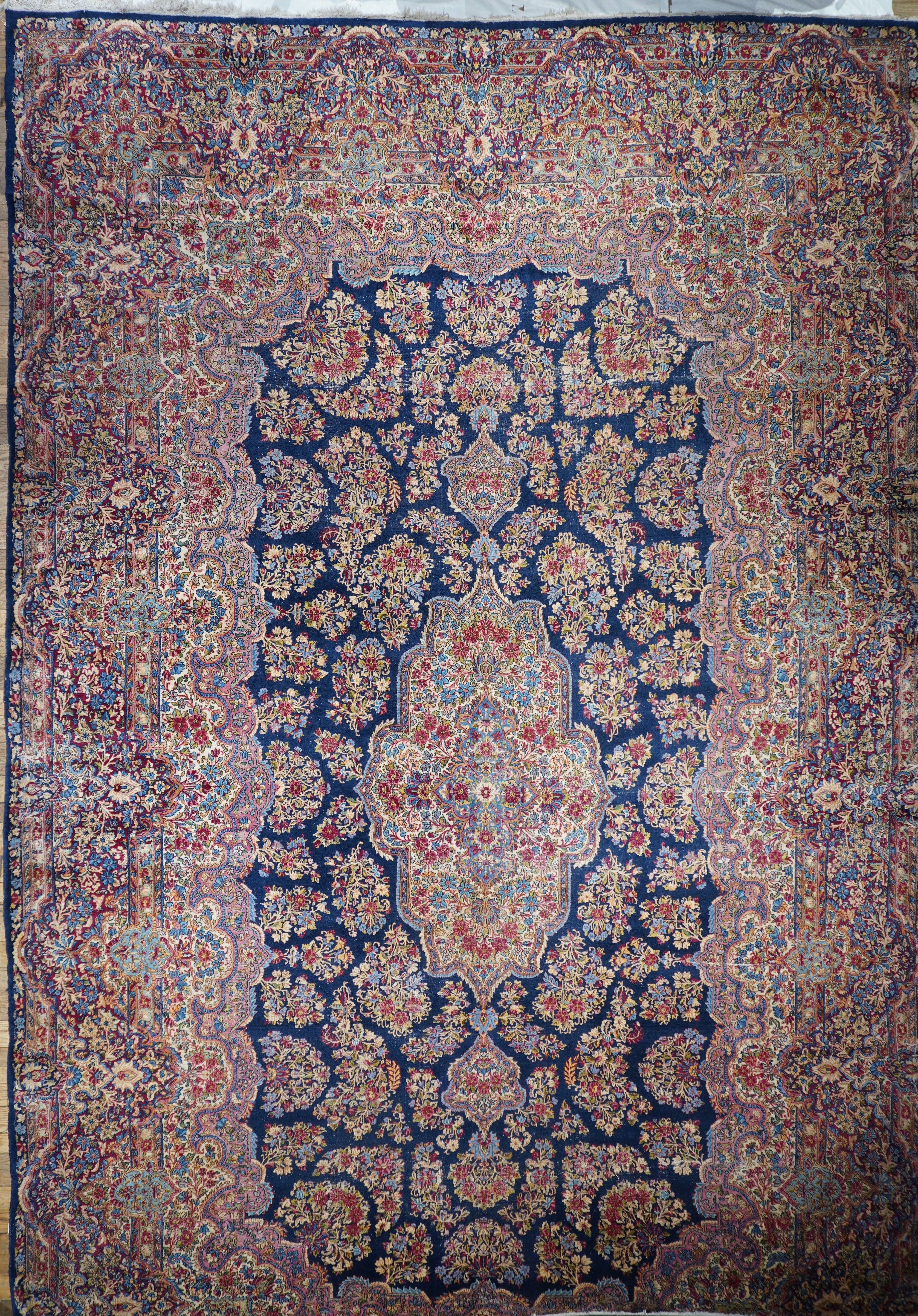 Vintage  Kerman Rug 12' 0" x 19' 0"