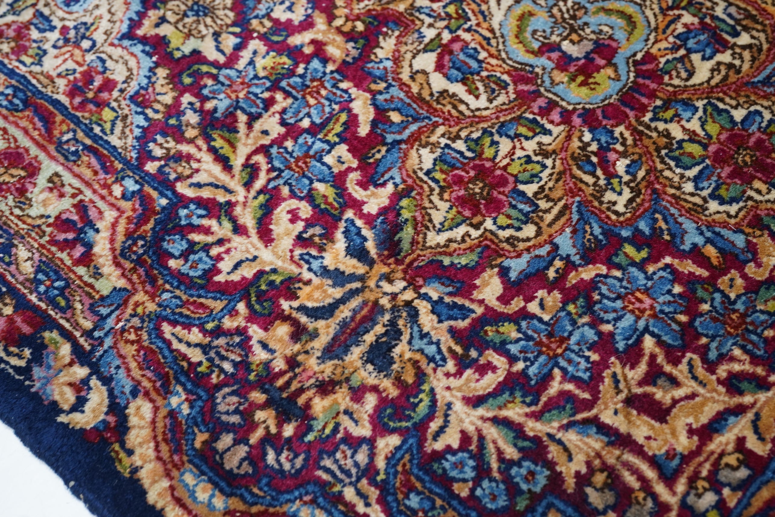 Vintage  Kerman Rug 12' 0" x 19' 0"
