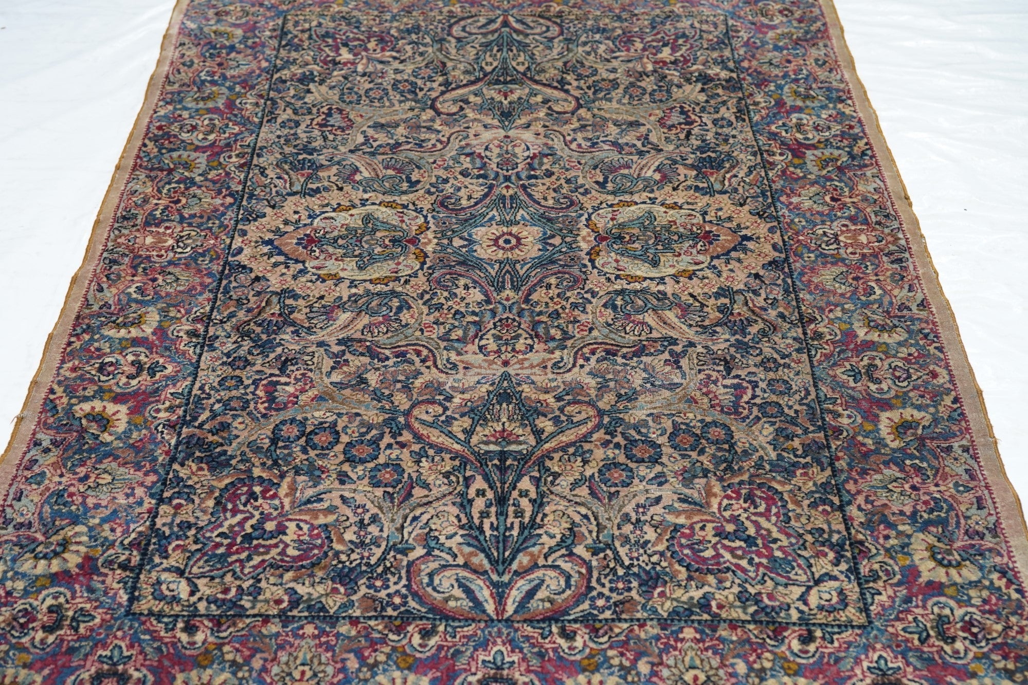 Antique Lavar Kerman Rug 3'11'' x 5'10''