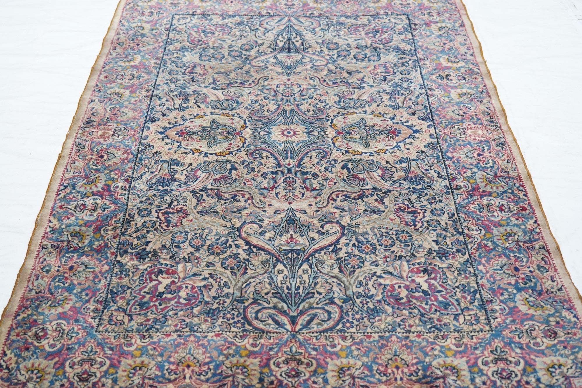 Antique Lavar Kerman Rug 3'11'' x 5'10''