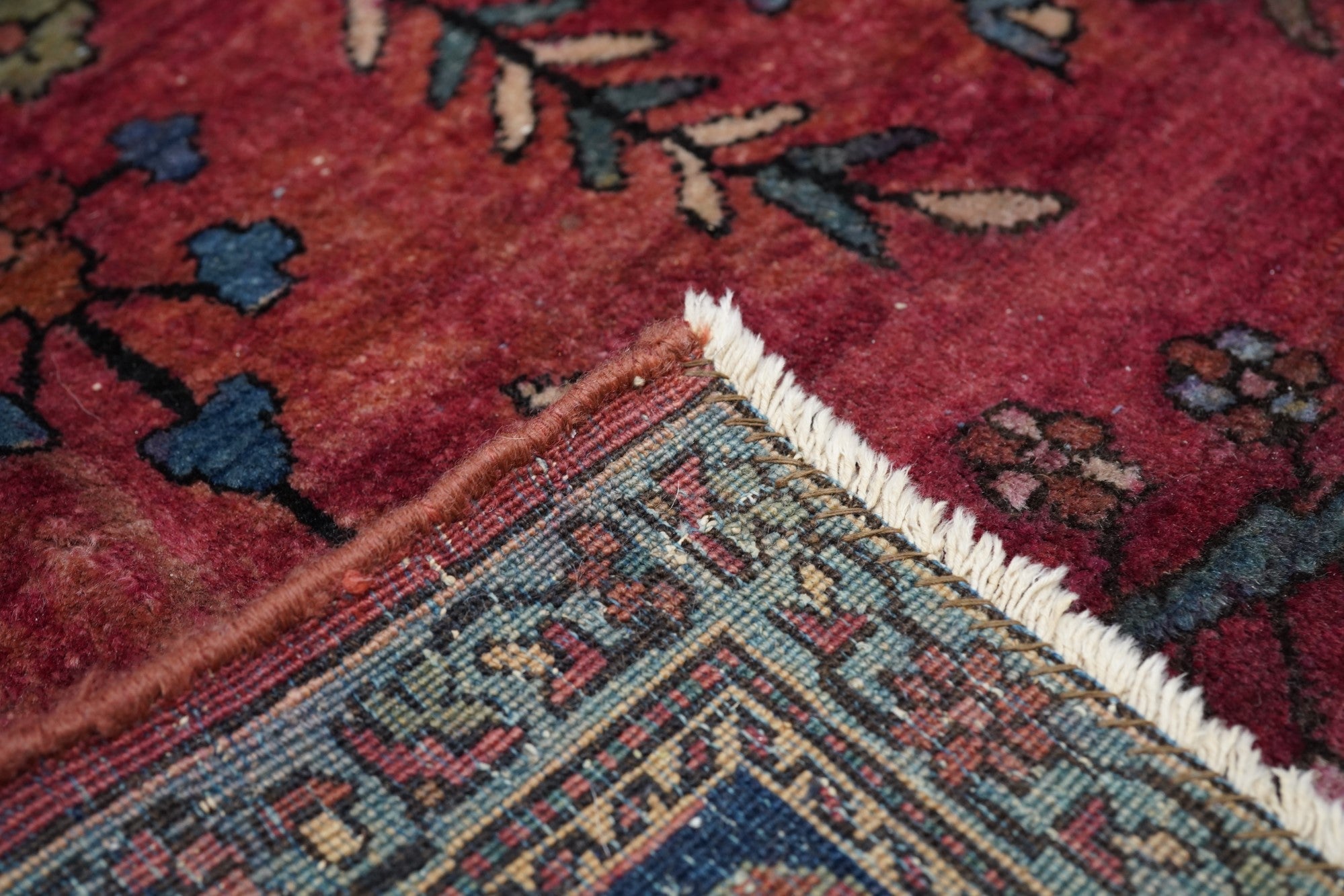 Antique Mohajeran Sarouk Rug 6'10'' x 10'4''
