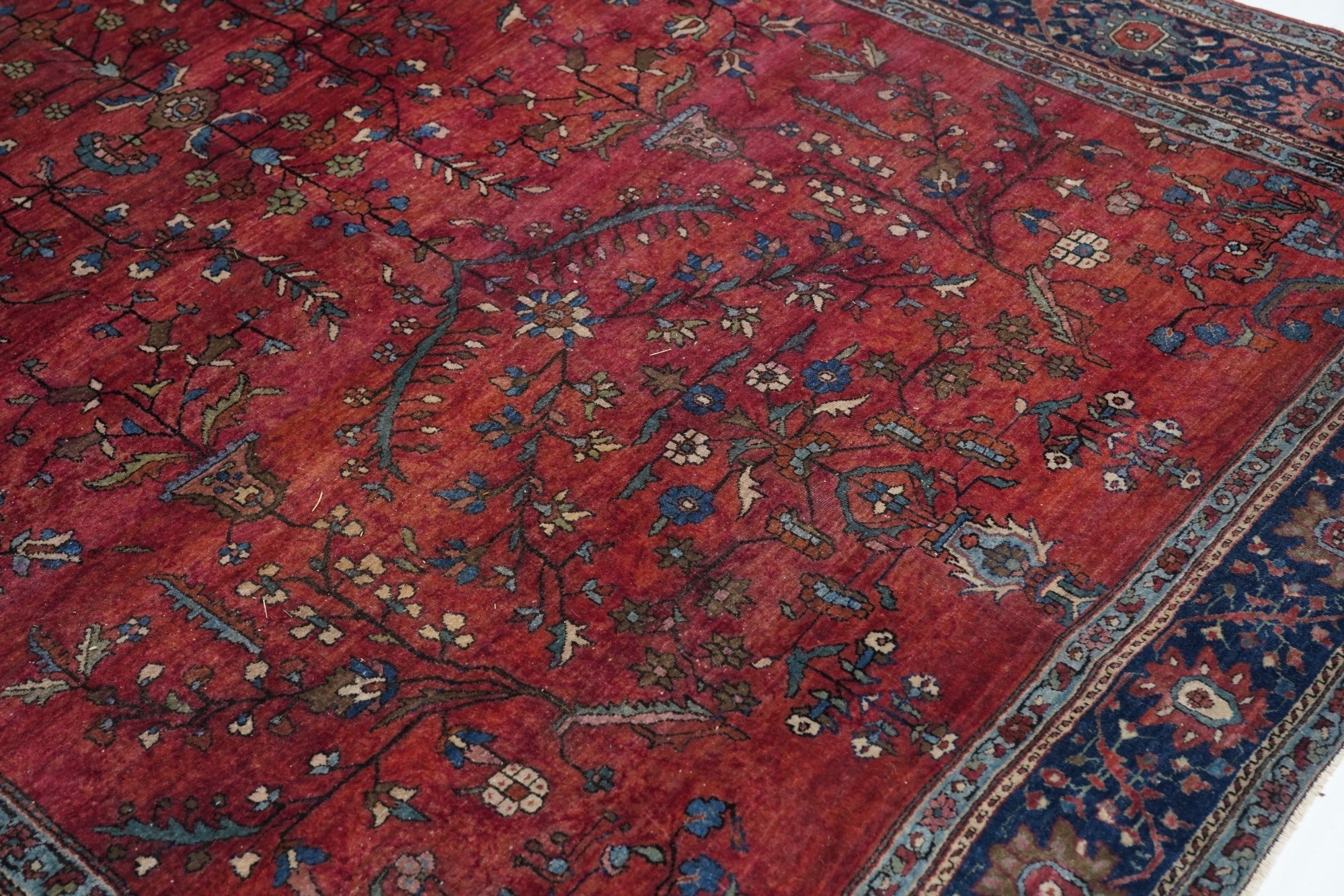 Antique Mohajeran Sarouk Rug 6'10'' x 10'4''