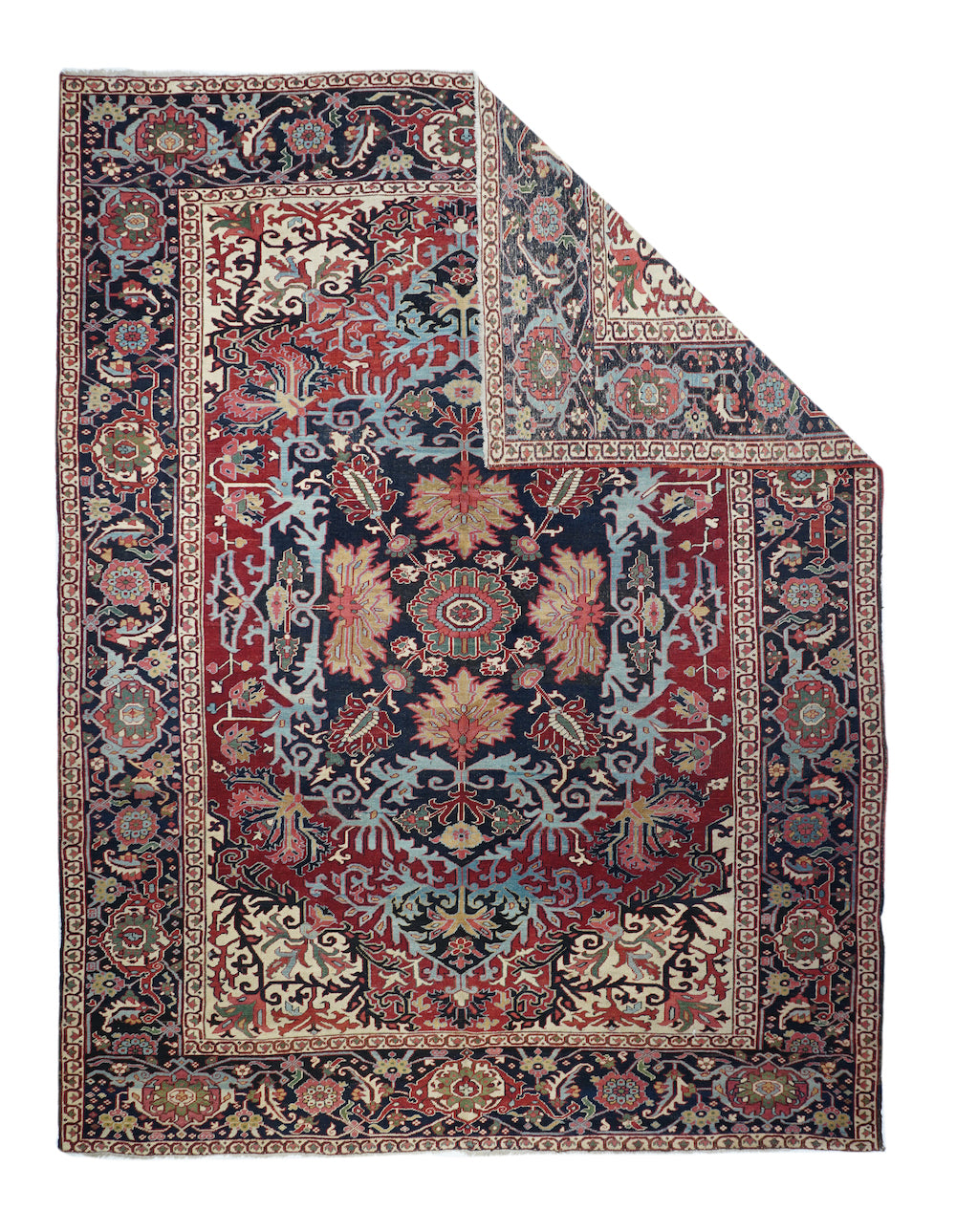 Antique Serapi Rug 9'7'' x 12'7''
