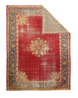 Antique Oushak Shabby Chic Rug 10'0" x 12'8''