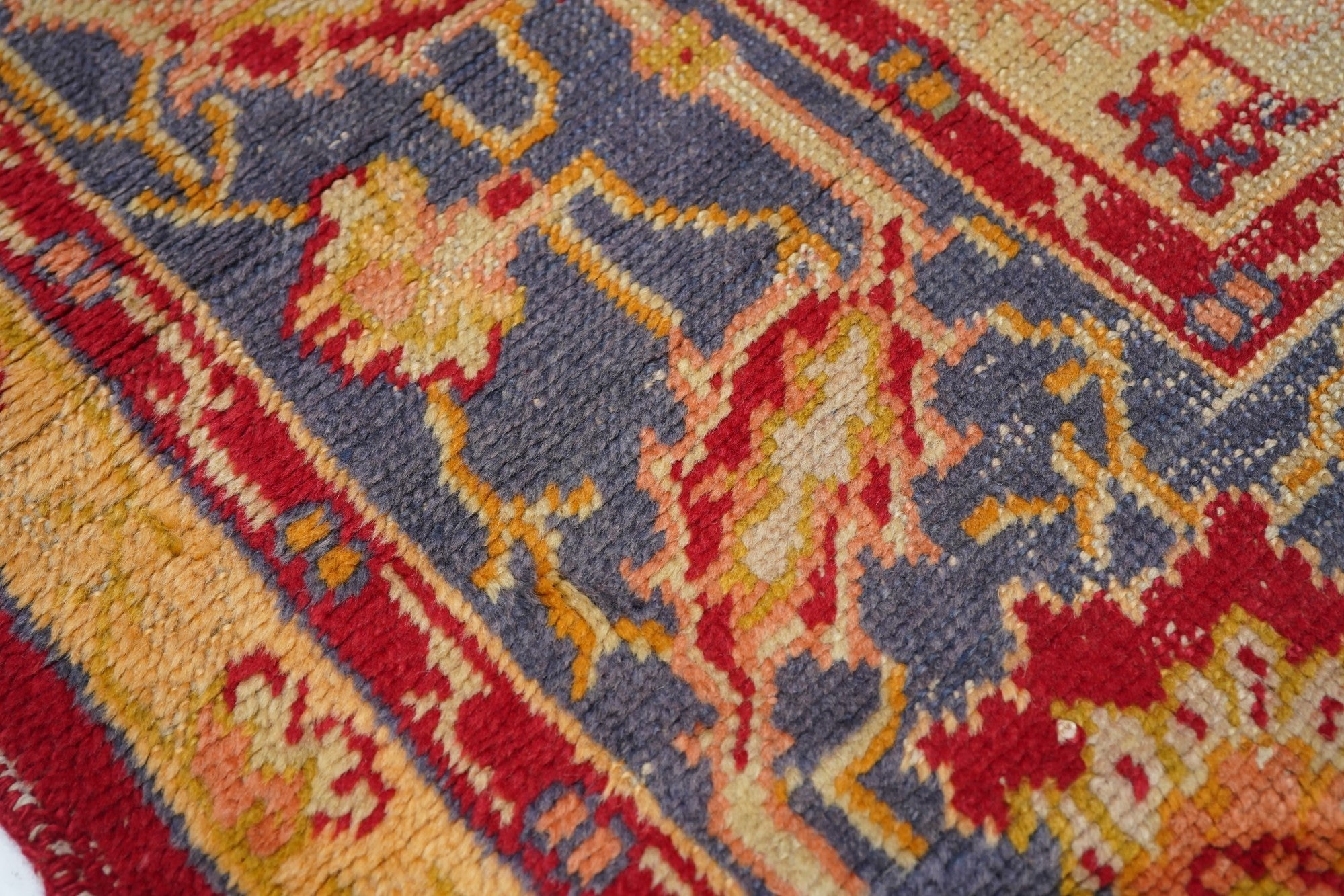 Antique Oushak Shabby Chic Rug 10'0" x 12'8''