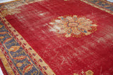 Antique Oushak Shabby Chic Rug 10'0" x 12'8''